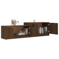 Thumbnail for TV-Schrank Braun Eichen-Optik 158,5x36x45 cm Holzwerkstoff