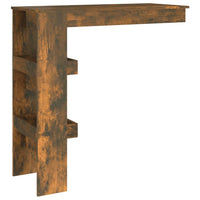 Thumbnail for Wand-Bartisch Räuchereiche 102x45x103,5 cm Holzwerkstoff