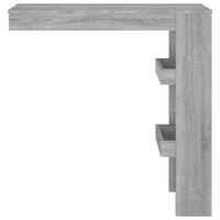Thumbnail for Wand-Bartisch Grau Sonoma 102x45x103,5 cm Holzwerkstoff