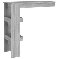 Thumbnail for Wand-Bartisch Grau Sonoma 102x45x103,5 cm Holzwerkstoff