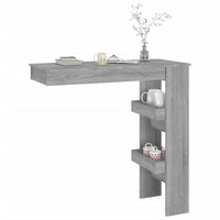 Thumbnail for Wand-Bartisch Grau Sonoma 102x45x103,5 cm Holzwerkstoff