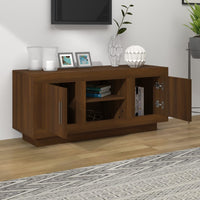 Thumbnail for TV-Schrank Eiche Braun 102x35x45 cm Holzwerkstoff