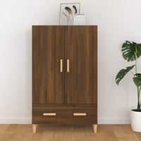 Thumbnail for Highboard Braun Eichen-Optik 70x31x115 cm Holzwerkstoff