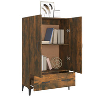 Thumbnail for Highboard Räuchereiche 70x31x115 cm Holzwerkstoff