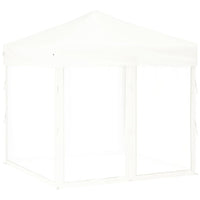 Thumbnail for Partyzelt Faltbar mit Seitenwänden Weiß 2x2 m