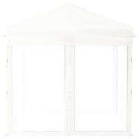 Thumbnail for Partyzelt Faltbar mit Seitenwänden Weiß 2x2 m