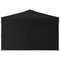 Thumbnail for Partyzelt Faltbar mit Seitenwänden Schwarz 3x3 m
