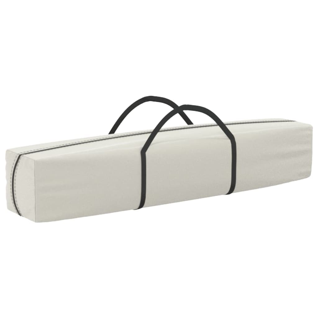 Partyzelt Faltbar mit Seitenwänden Creme 3x3 m