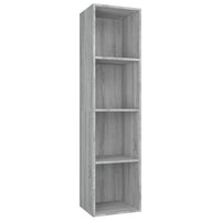 Thumbnail for Bücherschrank/TV-Schrank Grau Sonoma 36x30x143 cm Holzwerkstoff
