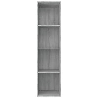 Thumbnail for Bücherschrank/TV-Schrank Grau Sonoma 36x30x143 cm Holzwerkstoff