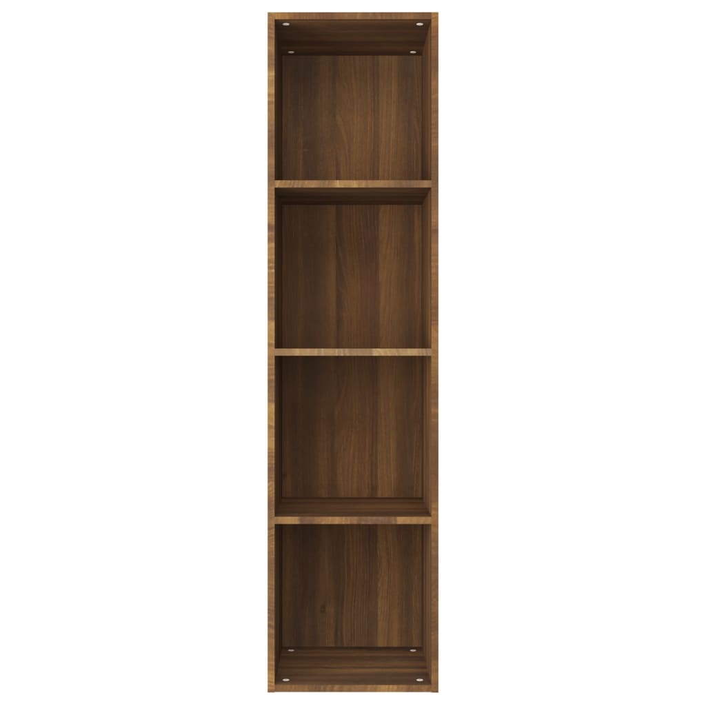 Bücherschrank/TV-Schrank Braun Eichen-Optik 36x30x143 cm