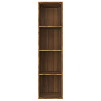 Thumbnail for Bücherschrank/TV-Schrank Braun Eichen-Optik 36x30x143 cm