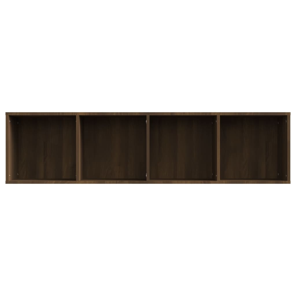 Bücherregal/TV-Schrank Braun Eiche 143x30x36 cm Holzwerkstoff