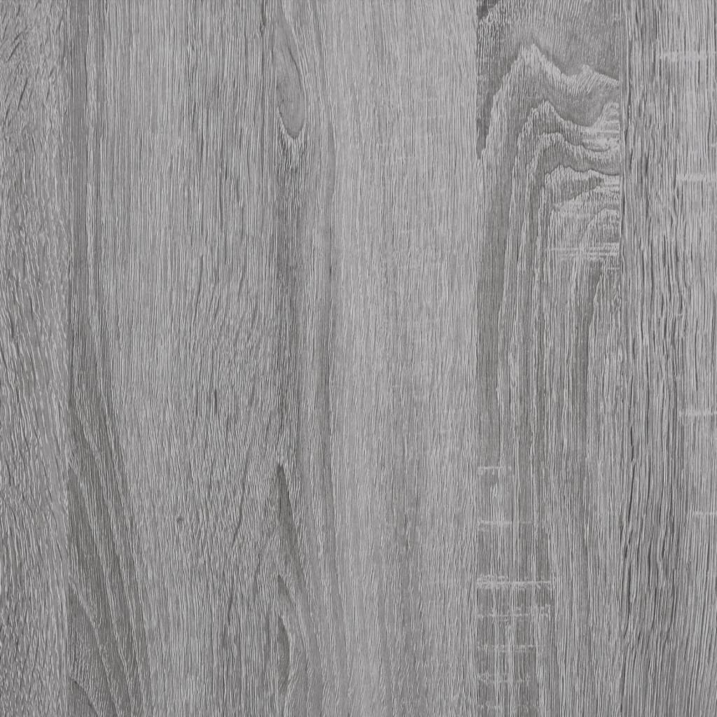 Schuhschrank Grau Sonoma 80x35,5x180 cm Holzwerkstoff