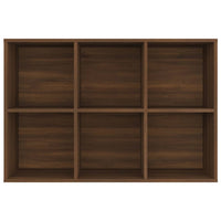 Thumbnail for Bücherregal/Sideboard Braun Eichen-Optik 66x30x98 cm