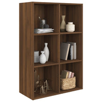 Thumbnail for Bücherregal/Sideboard Braun Eichen-Optik 66x30x98 cm