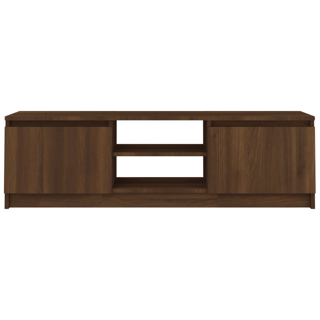 TV-Schrank Braun Eichen-Optik 120x30x35,5 cm Holzwerkstoff