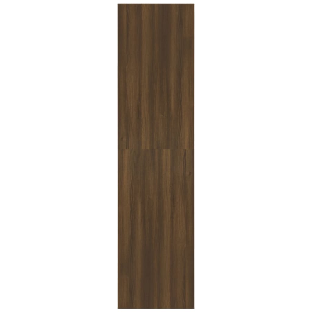 Kleiderschrank Braun Eiche-Optik 100x50x200 cm Holzwerkstoff