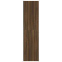 Thumbnail for Kleiderschrank Braun Eiche-Optik 100x50x200 cm Holzwerkstoff