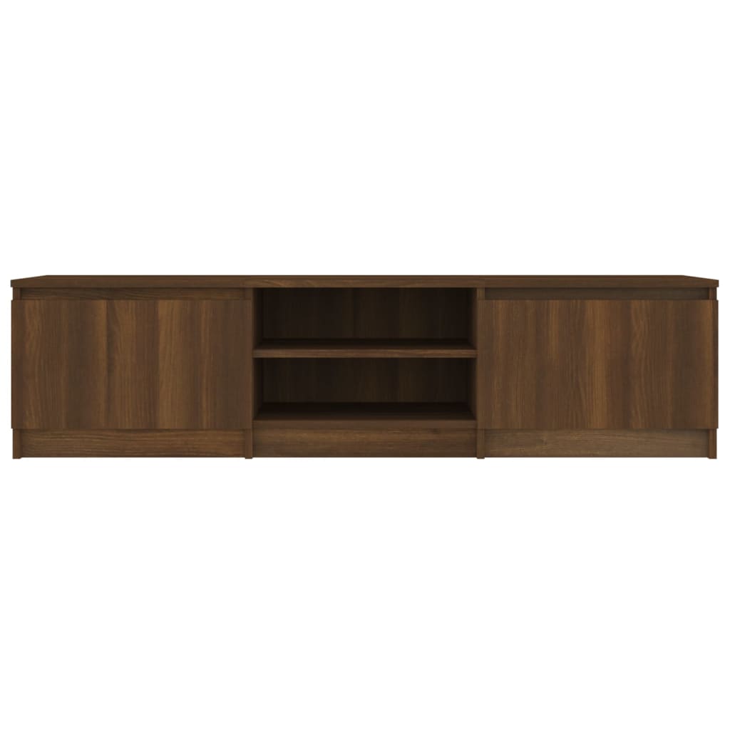 TV-Schrank Braun Eichen-Optik 140x40x35,5 cm Holzwerkstoff