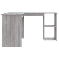 Thumbnail for Eckschreibtisch Grau Sonoma 120x140x75 cm Holzwerkstoff