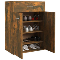 Thumbnail for Schuhschrank Räuchereiche 60x35x84 cm Holzwerkstoff