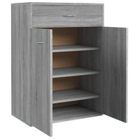 Thumbnail for Schuhschrank Grau Sonoma 60x35x84 cm Holzwerkstoff