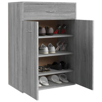 Thumbnail for Schuhschrank Grau Sonoma 60x35x84 cm Holzwerkstoff