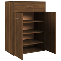 Thumbnail for Schuhschrank Braun Eichen-Optik 60x35x84 cm Holzwerkstoff