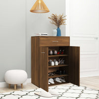 Thumbnail for Schuhschrank Braun Eichen-Optik 60x35x84 cm Holzwerkstoff