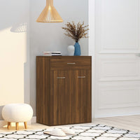 Thumbnail for Schuhschrank Braun Eichen-Optik 60x35x84 cm Holzwerkstoff