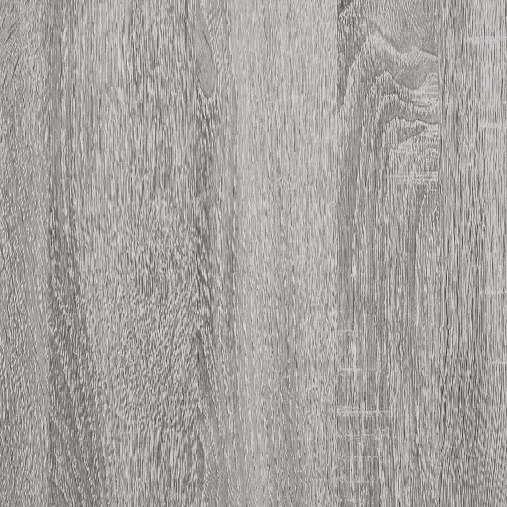 Eckschreibtisch Grau Sonoma 200x50x76 cm Holzwerkstoff