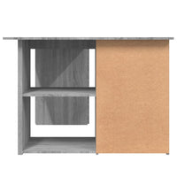 Thumbnail for Eckschreibtisch Grau Sonoma 145x100x76 cm Holzwerkstoff