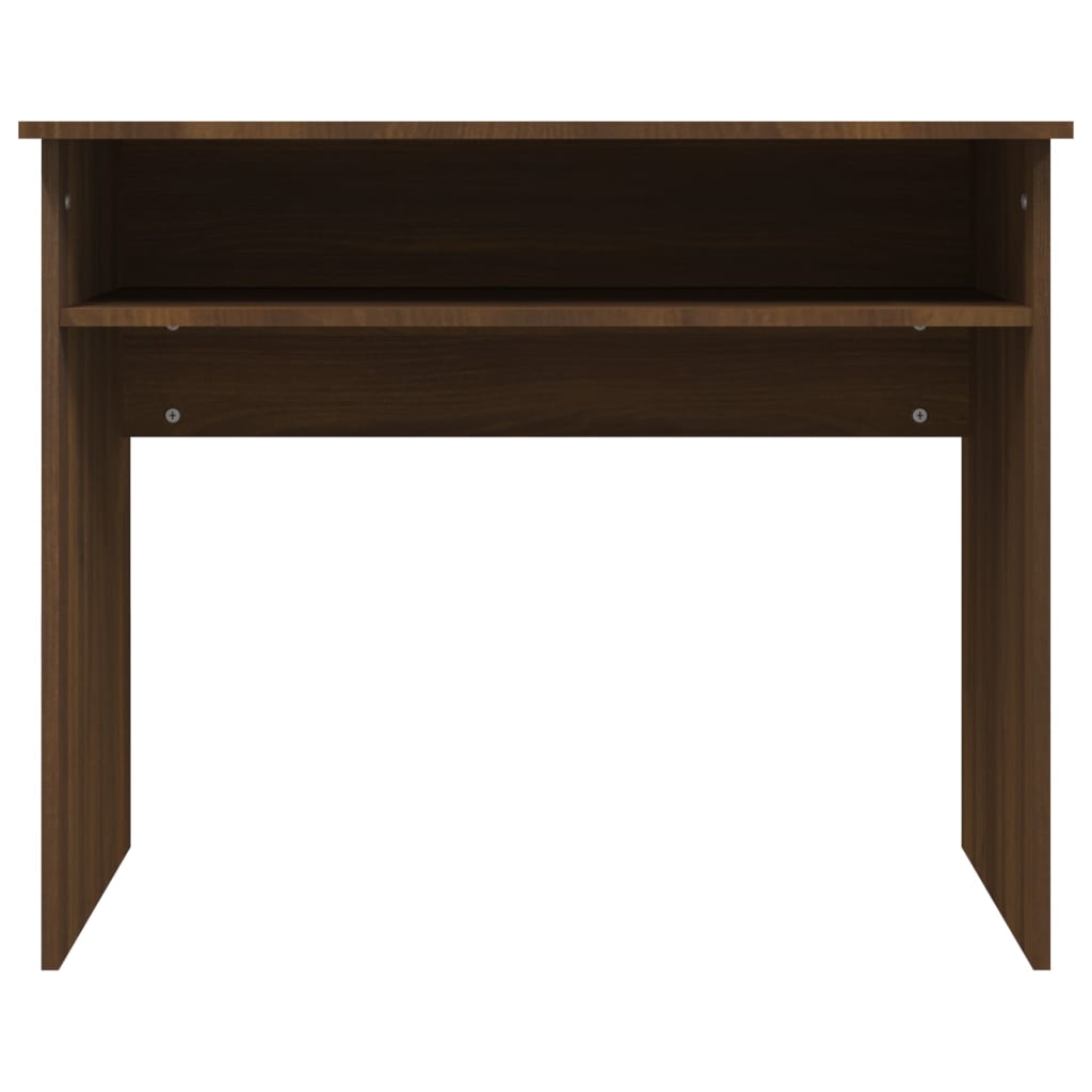 Schreibtisch Braun Eichen-Optik 90x50x74 cm Holzwerkstoff