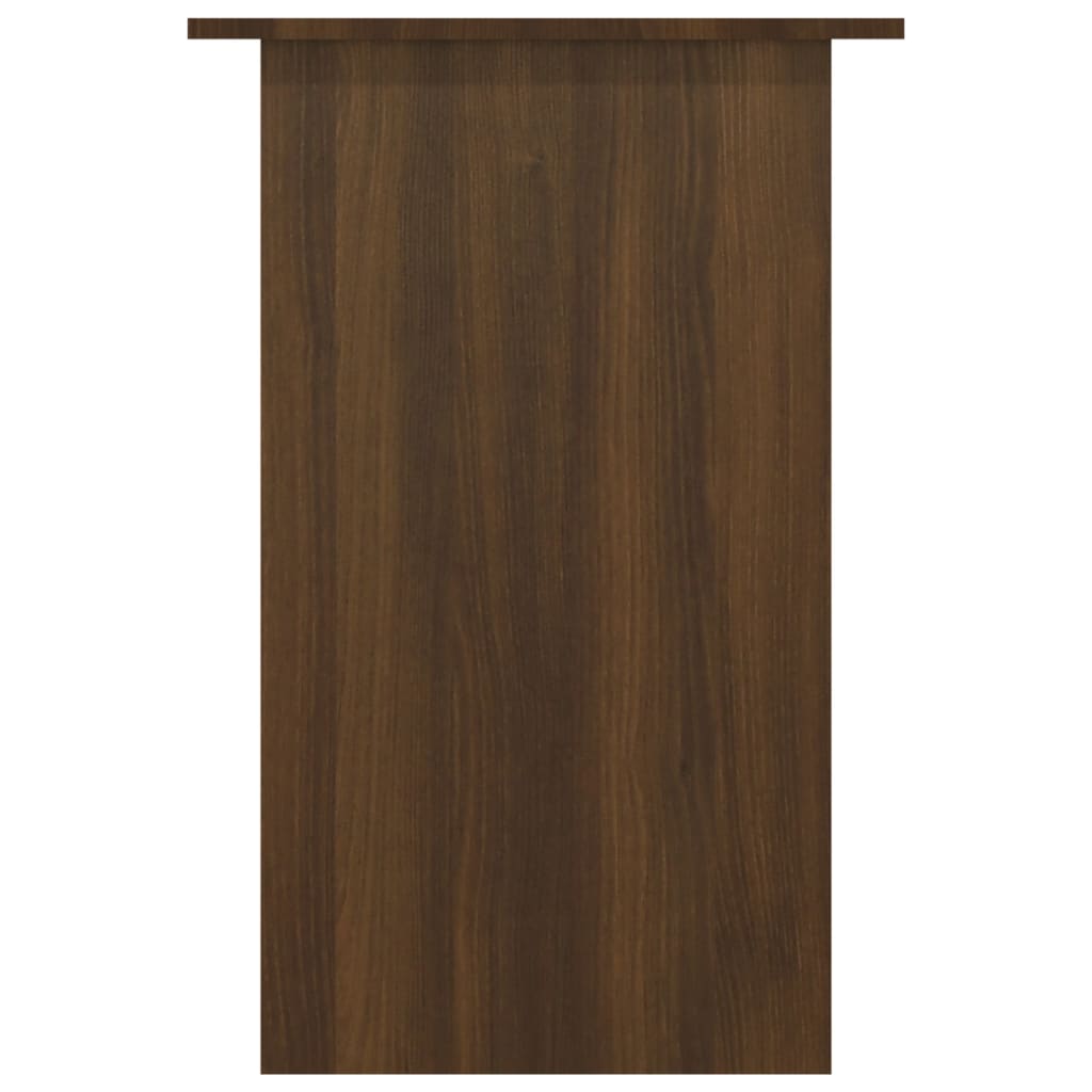Schreibtisch Braun Eichen-Optik 90x50x74 cm Holzwerkstoff