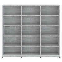 Thumbnail for CD-Regal Grau Sonoma 102x23x89,5 cm Holzwerkstoff