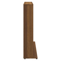 Thumbnail for CD-Regal Braun Eichen-Optik 102x23x89,5 cm Holzwerkstoff