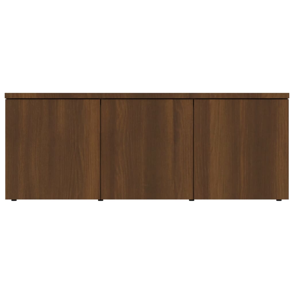 TV-Schrank Braun Eichen-Optik 80x34x30 cm Holzwerkstoff