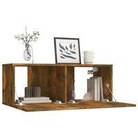 Thumbnail for TV-Schrank Räuchereiche 80x30x30 cm Holzwerkstoff