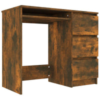 Thumbnail for Schreibtisch Räuchereiche 90x45x76 cm Holzwerkstoff