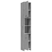 Thumbnail for Badezimmerschrank Grau Sonoma 30x30x183,5 cm Holzwerkstoff