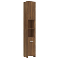 Thumbnail for Badezimmerschrank Braun Eichen-Optik 30x30x183,5 cm