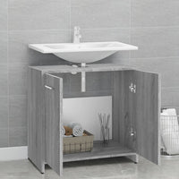 Thumbnail for Badezimmerschrank Grau Sonoma 60x33x60 cm Holzwerkstoff