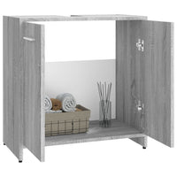 Thumbnail for Badezimmerschrank Grau Sonoma 60x33x60 cm Holzwerkstoff