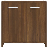 Thumbnail for Badezimmerschrank Braun Eichen-Optik 60x33x60 cm Holzwerkstoff