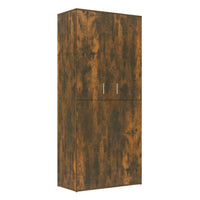 Thumbnail for Schuhschrank Räuchereiche 80x39x178 cm Holzwerkstoff