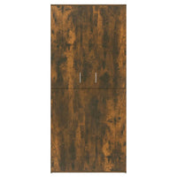 Thumbnail for Schuhschrank Räuchereiche 80x39x178 cm Holzwerkstoff