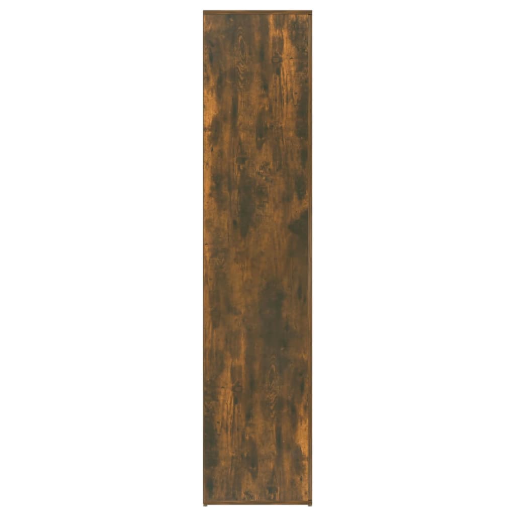 Schuhschrank Räuchereiche 80x39x178 cm Holzwerkstoff