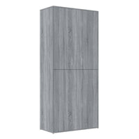Thumbnail for Schuhregal Grau Sonoma 80x39x178 cm Holzwerkstoff