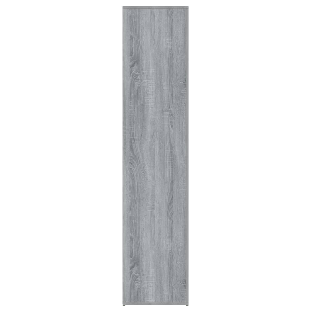 Schuhregal Grau Sonoma 80x39x178 cm Holzwerkstoff